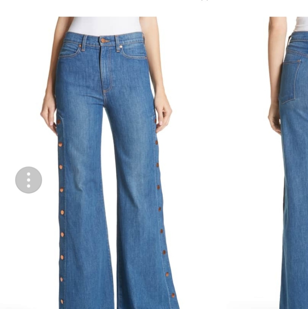 ISO Alice and Olivia Button Down flared jeans